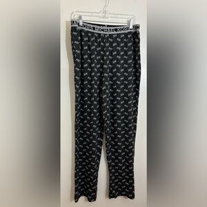 MICHAEL KORS Men's Loungewear Pajama Bottoms In Black - Size Medium